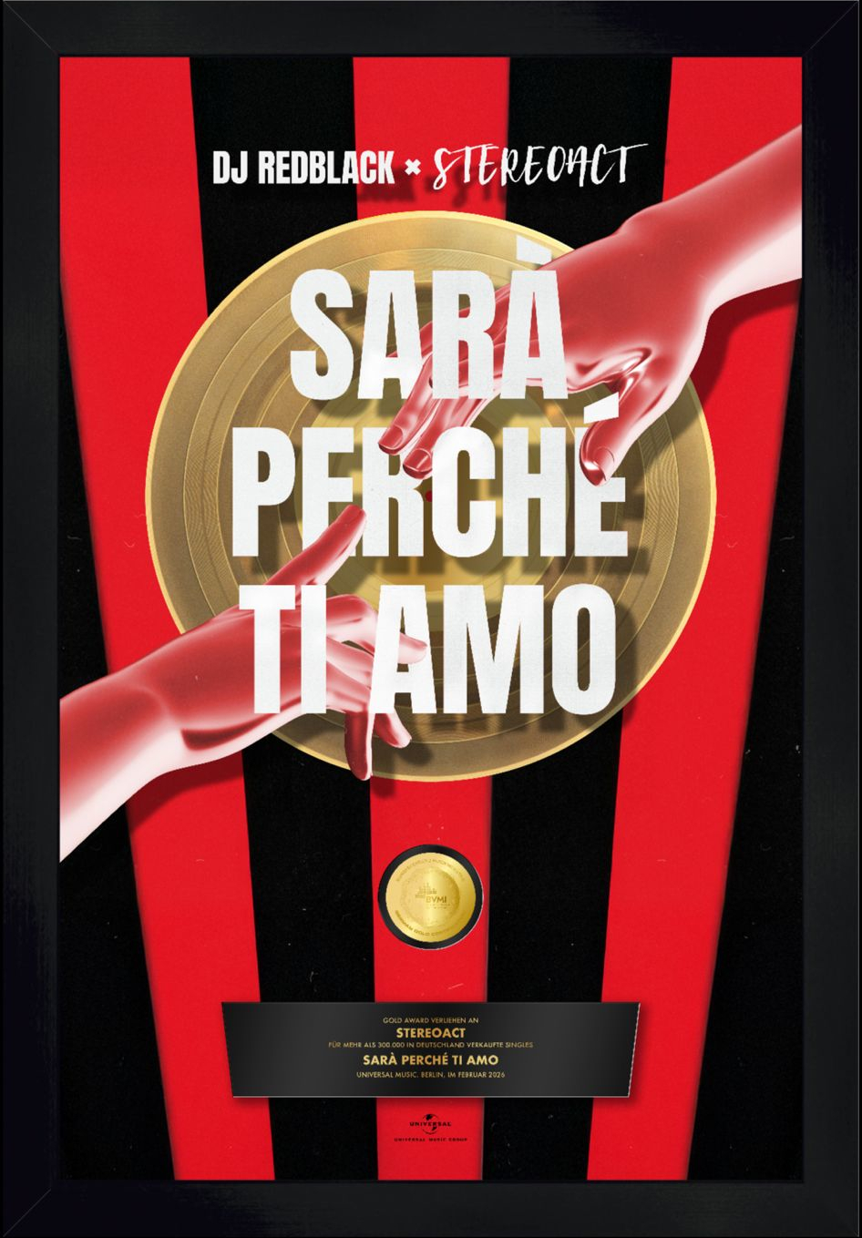 DJ Redblack x Stereoact – Sarà perchè ti amo